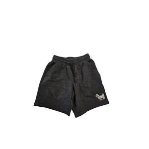 GOAT USA Mens Small Charcoal Heather Gray Athletic Lounge Shorts Elastic Waist